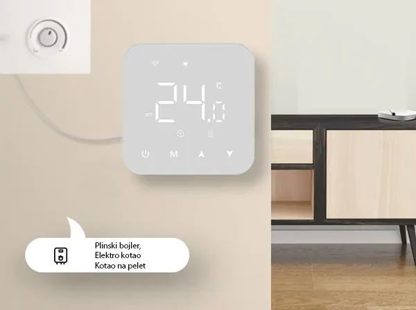 BOT-R3W-WIFI – Žičani SMART termostat za regulaciju CCT-28 - detalj 1