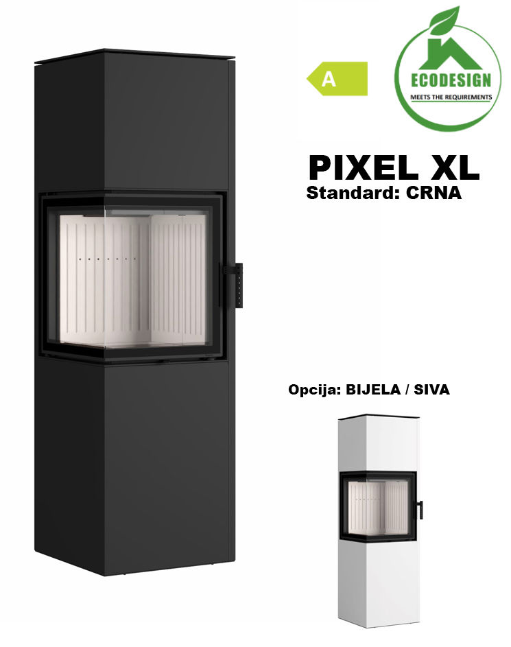 Hajduk Peć na drva PIXEL XL - B design ponuda