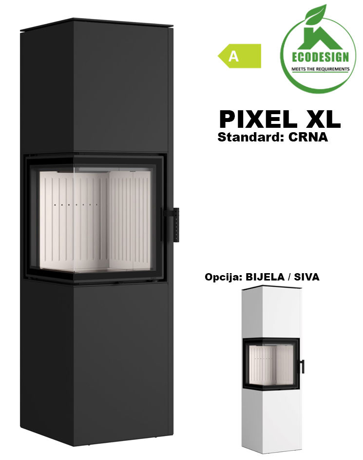 Hajduk Peć na drva PIXEL XXL - B design ponuda