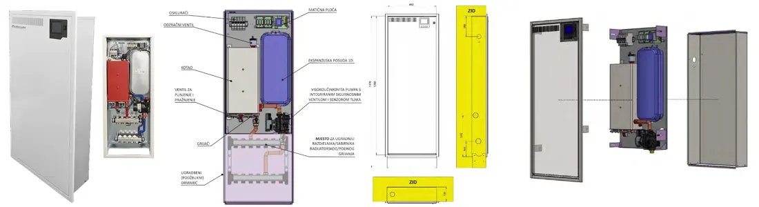 Centrometal eCompact Uz – Nevidljivo grijanje u zidu za moderne stanove