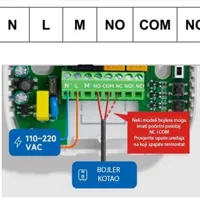 Spajanje termostata na elektrokotao